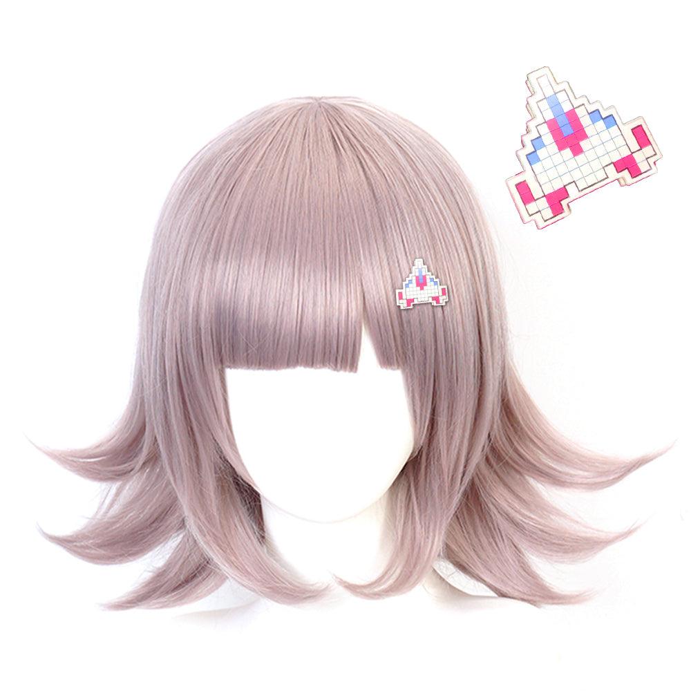 Danganronpa Chiaki Nanami Cosplay Wig with Hair Clip